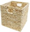 Корзинка декоративная Storidea 31x31x31см гиацинт, бежевый