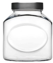 Банка д/сыпучих продуктов Pasabahce Ellipse 1л стекло, крышка металл