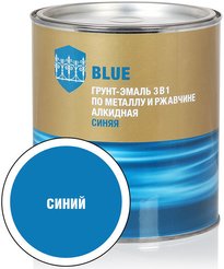 Грунт-эмаль по ржавчине 3в1 СТАНДАРТ синяя(2,5кг)
