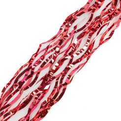 Дождик новогодний Красные волны 9х100см 88720