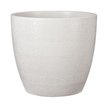 Кашпо бетонное Деним d30см h27,8см v13л, белый