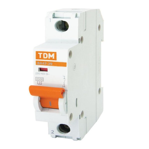 Выключатель автоматический TDM 1 полюс 32 А