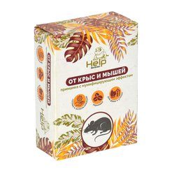 Приманка зерновая HELP для уничтожения крыс и мышей 100г