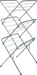 Сушилка д/белья напольная вертикальная Nika 15м 53х130х49,5см металл, серый