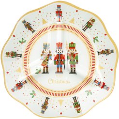 Менажница Lefard Рождественская сказка 25см 3секции стекло