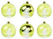 Набор шаров 6шт 8см яблочно-зелёный SYQD-0121201 Набор шаров 6шт 8см яблочно-зелёный SYQD-0121201