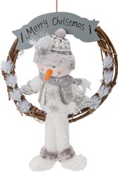 Панно на стену Снеговик 33х46х10см OH-2025-SN235B