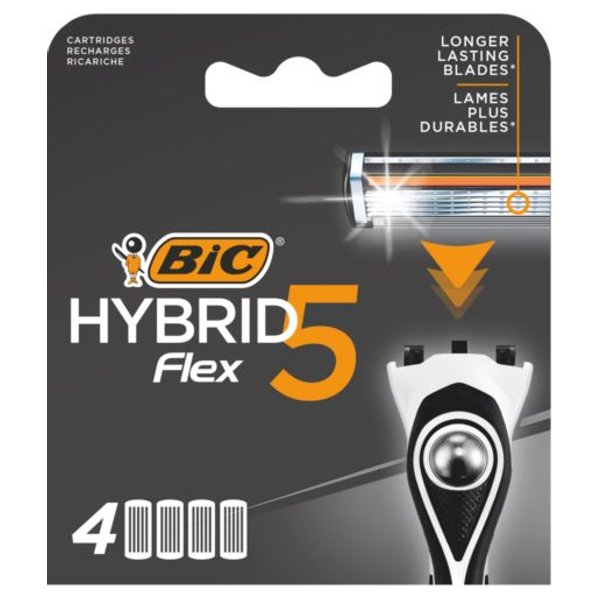Кассеты сменные д/бритья Bic Flex5 Hybrid 4шт