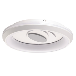 Люстра Мадлен 138W LED пульт, металл, акрил, белый