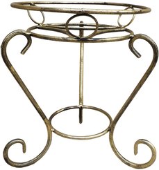 Подставка для цветов Классика на 1 горшок 33x33см h33см, металл, бронза, 10-211