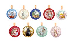 Украшение подвесное шар Символ года с пожеланием 6,5см 88531