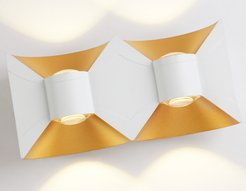 Светильник уличный светодиодный настенный ST4475/4 WH/GD белый/золото LED 4200K 11W IP54 180х90х55мм