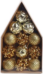 Набор шаров 12шт 4см, золото, SYXGJA-0425008