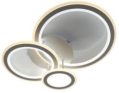 Люстра светодиодная управляемая TRIPLEX ROUND 108W 3R-APP-713х492х128-BLACK/WHITE-220-IP20