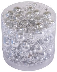 Бусы новогодние 5м шарики большие серебро SYBS-1531