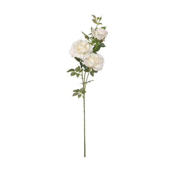 Роза декоративная белая 1013мм