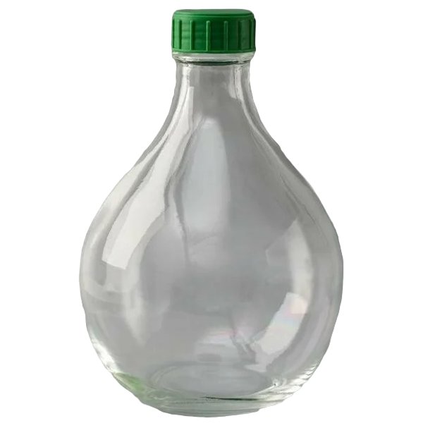 Бутыль прозрачная Дамижана с крышкой 5л