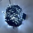 Электрогирлянда внутренняя Нить 20м 200LED, холодный белый, 8 режимов, темно-зеленый кабель