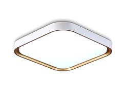 Светильник потолочный светодиодный FZ1253 WH/GD белый/золото 18W 5000K 250х250х60 (Без ПДУ)