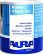 Эмаль акриловая AURA Luxpro Remix Aqua 30 полуматова белая (0,9л)