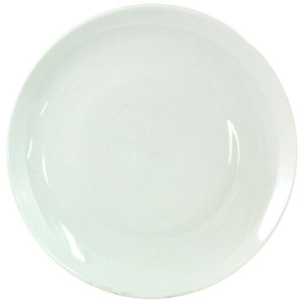 Тарелка мелкая 20см белая, фарфор 4С00591