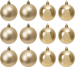 Набор шаров 12шт 7см, золото, SYQA-0125197