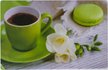 Салфетка сервировочная Joy Home Кофе и макаруни 26х41см полипропилен