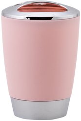 Стакан д/зубных щеток Альма розовый, пластик