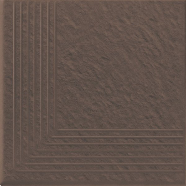 Ступень углов.клинкер Simple 30х30 brown 3-d (0,90)уп