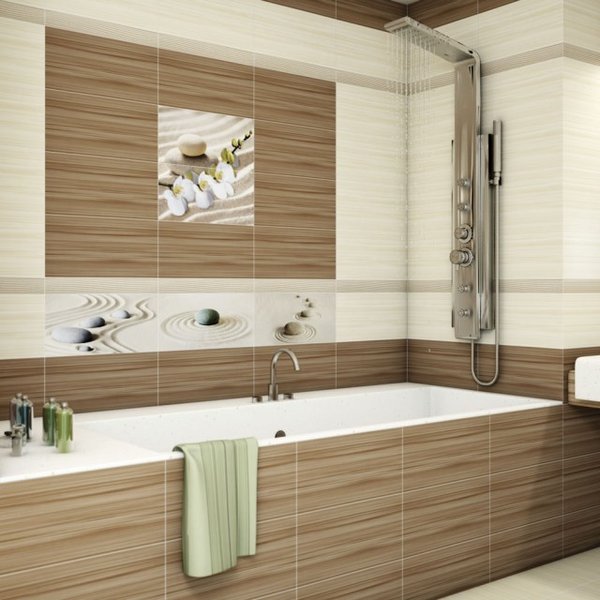 Декор настенный Relax 24,9х50см коричневый шт(DWU09RLX004)