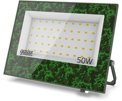 Прожектор светодиодный Gauss Elementary 50W 4500lm IP65 6500К ХАКИ 1/40