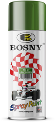 Краска аэрозольная Bosny №27 зеленый  RAL6024 лист 400мл(300г)
