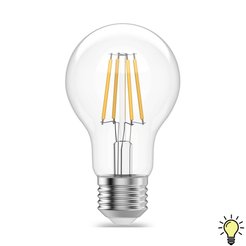 Лампа Gauss Filament Elementary А60 9W 710lm 2700К Е27 LED 1/10/50