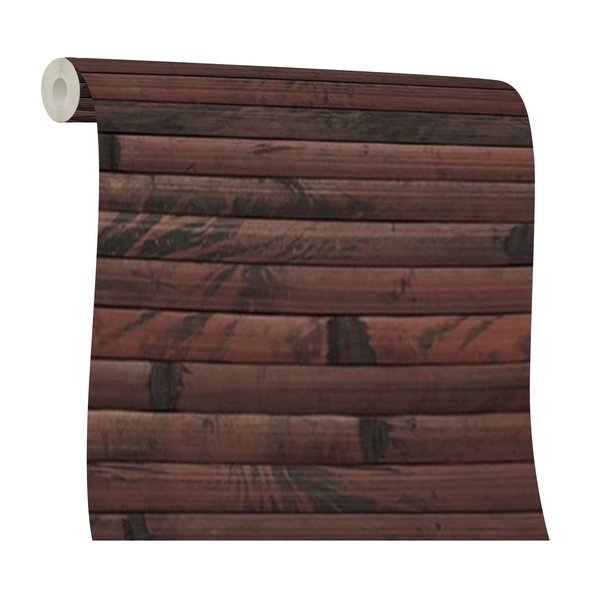 Полотно бамбуковое ламинированное Черепаха темный шоколад 17x900мм