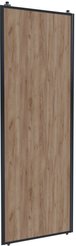 Дверь-купе 2255х904мм Дуб крафт табачный/черный муар (высота проема 2300)