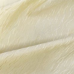 Ткань жаккард Волна высота 280см экрю