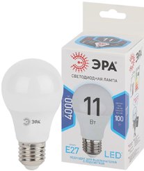 Лампочка светодиодная ЭРА STD LED A60-11W-840-E27 E27 / Е27 11 Вт груша нейтральный белый свет
