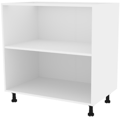 Корпус шкафа напольный для 2-х фасадов Микс 80х82х51см Белый