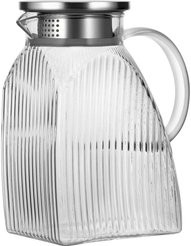 Кувшин Taller Розмари 1,5л стекло, крышка-фильтр нерж.сталь