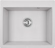 Мойка для кухни врезная Granula 6001 60х52см глубина чаши 20см, кварц, белый