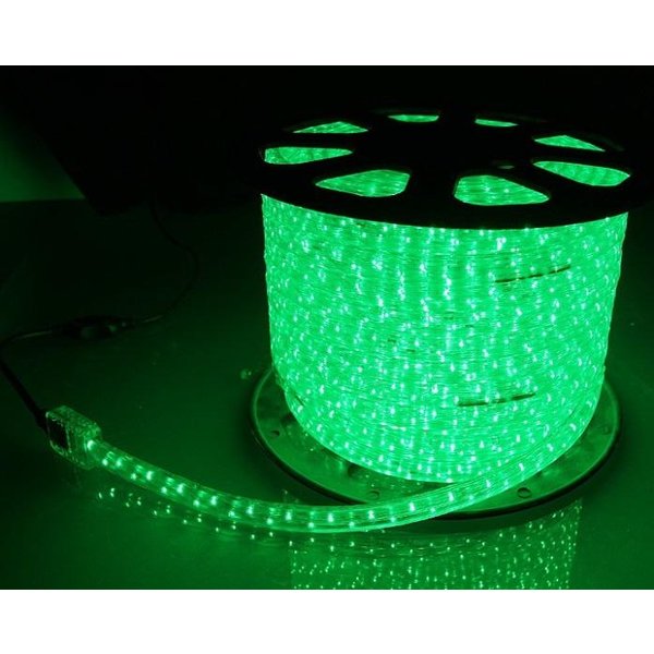 Дюралайт LED-3WRL-13мм зеленый 100м круг.трехжил.2,2 Вт/м