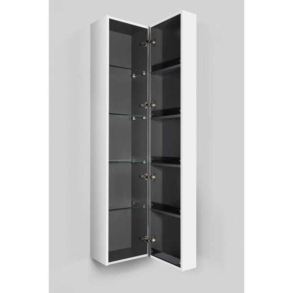 Шкаф-колонна SPIRIT 2.0 M70ACHR0356WG, подвесной, правый,35см,фасад с полочками,push-to-open