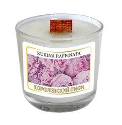 Свеча ароматическая в подсвечнике 90мл Королевский пион
