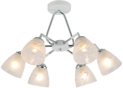 Люстра Conocido 9010-6 WH+CR металл/стекло 6xE27