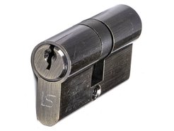 Цилиндр LS 60(30/30) ключ/ключ античная бронза