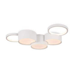 Светильник светодиодный потолочный Freya Molecule LED 92Вт, D71см H12 см, белый