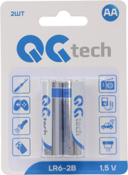 Батарейка алкалиновая QG tech АА/LR6 2шт