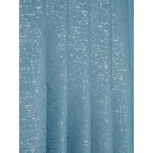 Ткань портьерная Жаккард штукатурка 513-2 голубой 280см