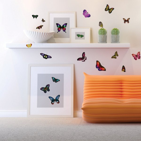 Наклейка декоративная Декоретто Сказочные бабочки AE 5001 XL