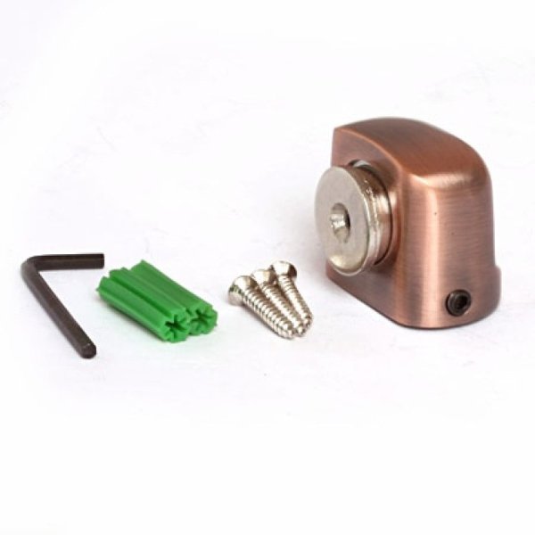 Упор дверной Apecs DS-2751-M-AC магнитный медь